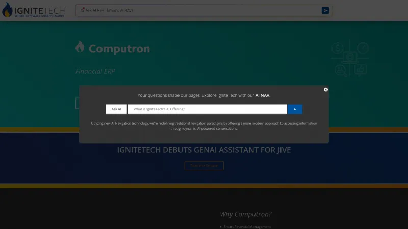 Homepage of Computron