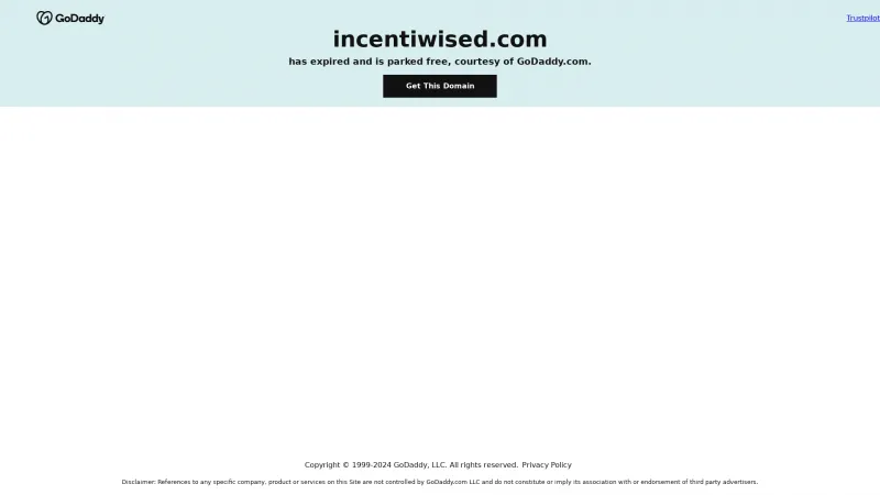 Homepage of Incentiwised