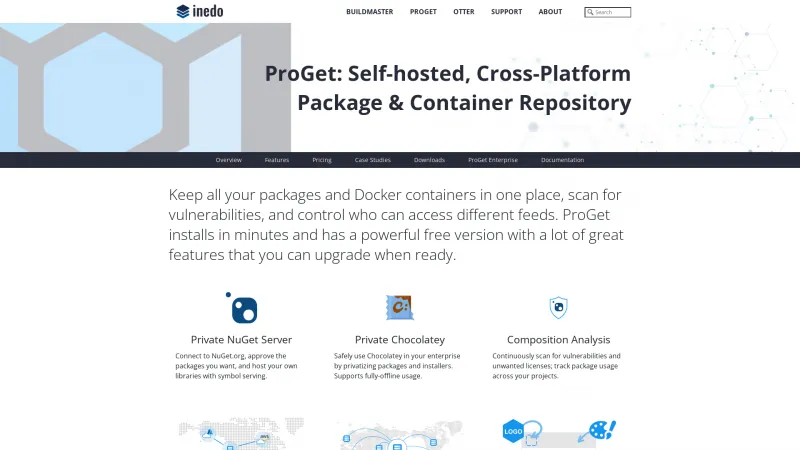 Homepage of ProGet