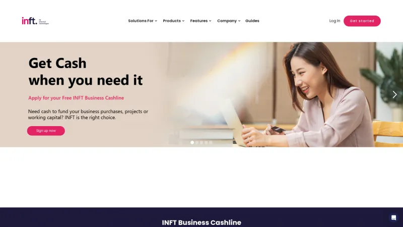 Homepage of INFT