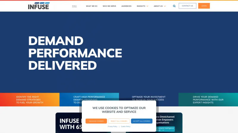 Homepage of INFUSE