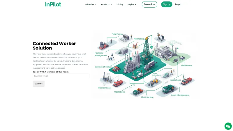 Homepage of InPilot