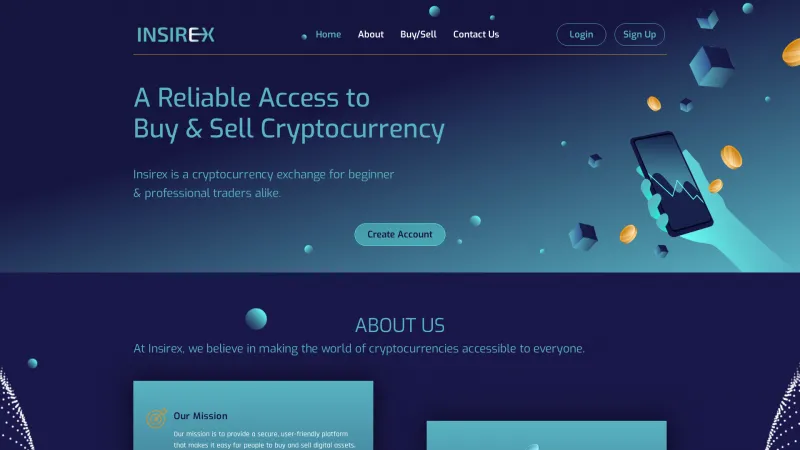 Homepage of Insirex