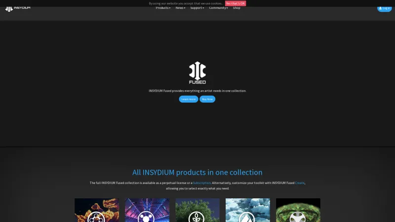 Homepage of INSYDIUM Fused