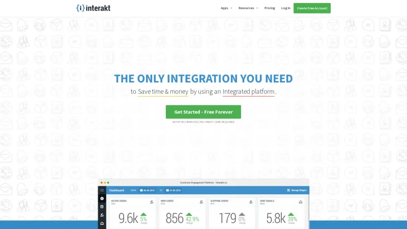 Homepage of Interakt