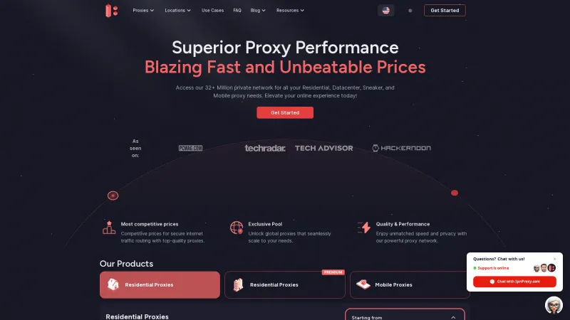 Homepage of IpnProxy