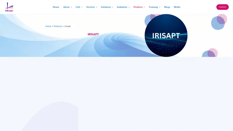 Homepage of IrisAPT