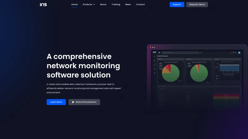 Homepage of Iris