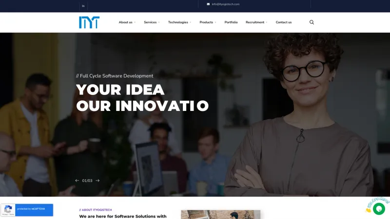 Homepage of ITYogisTech