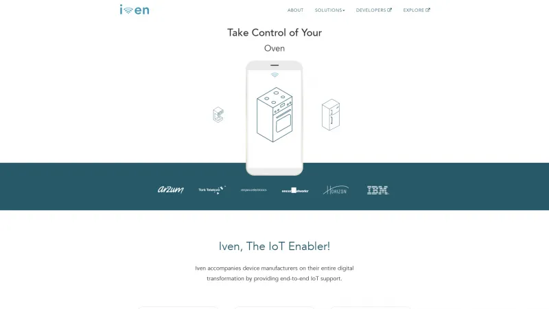 Homepage of Iven