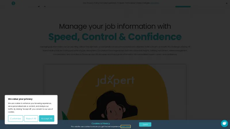 Homepage of JDXpert