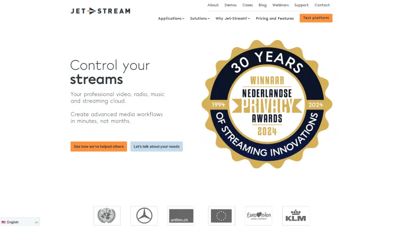 Homepage of Jet-Stream Cloud