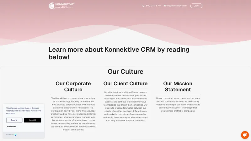 Homepage of Konnektive CRM