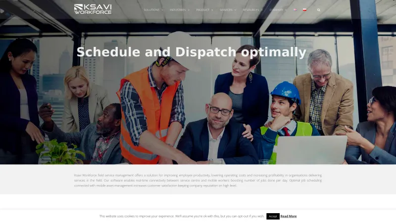 Homepage of KSAVI Workforce