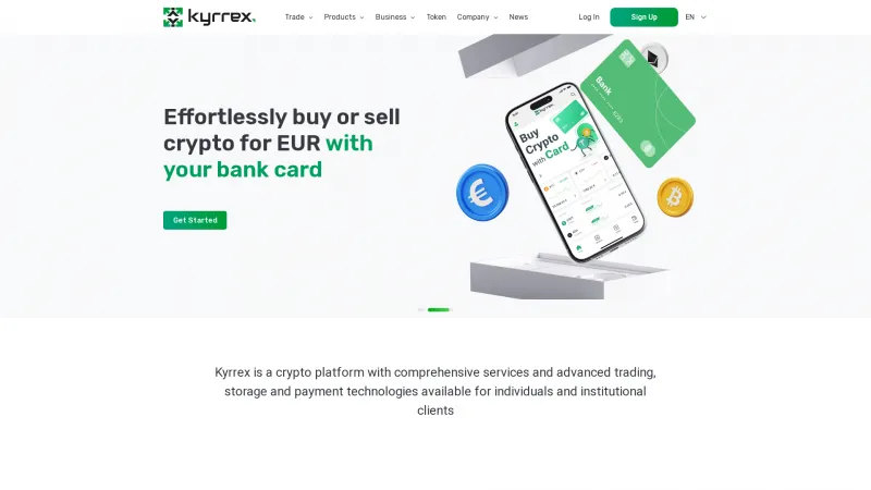 Homepage of Kyrrex