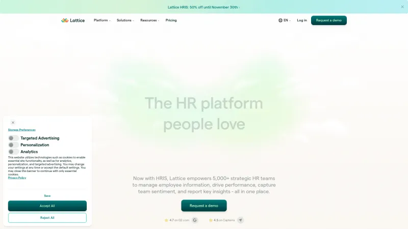 Homepage of Lattice