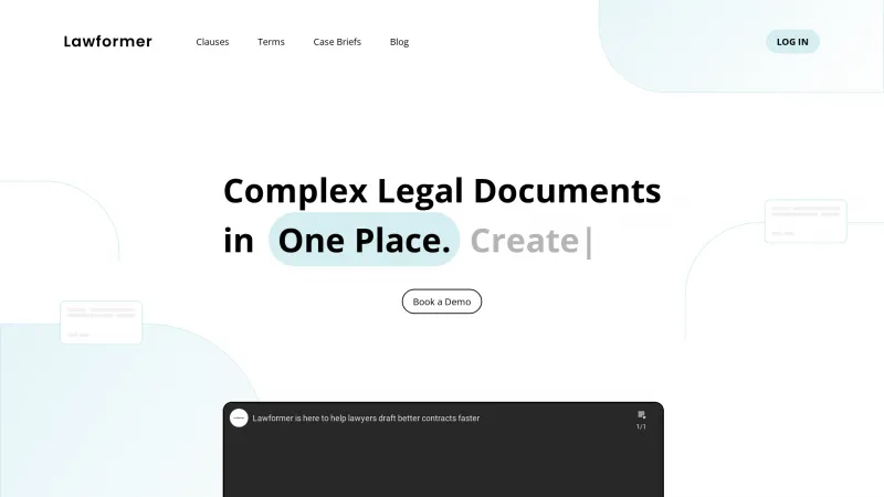 Homepage of Lawformer