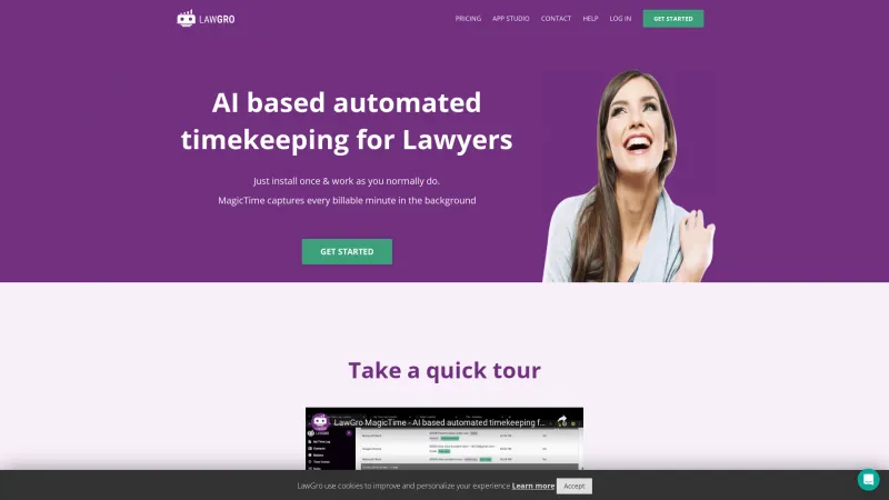 Homepage of LawGro