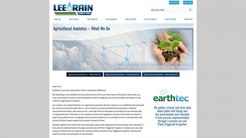 Homepage of Earthtec