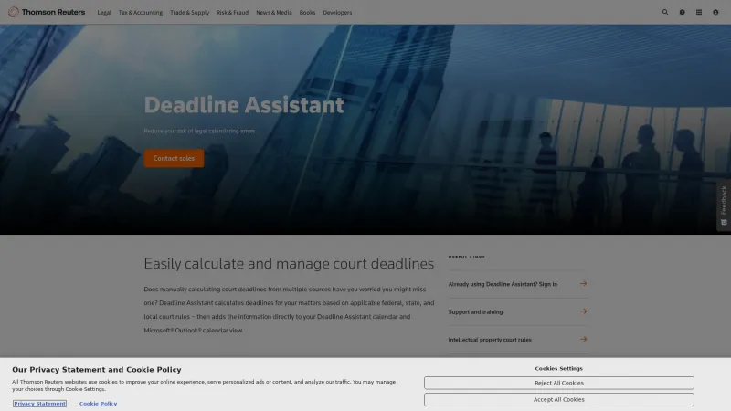 Homepage of Deadline Assistant