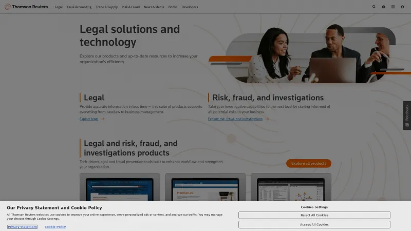 Homepage of Firm Central