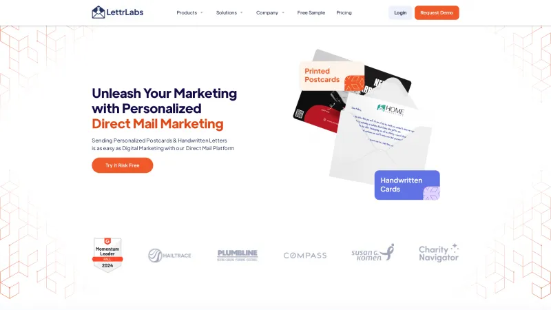 Homepage of LettrLabs