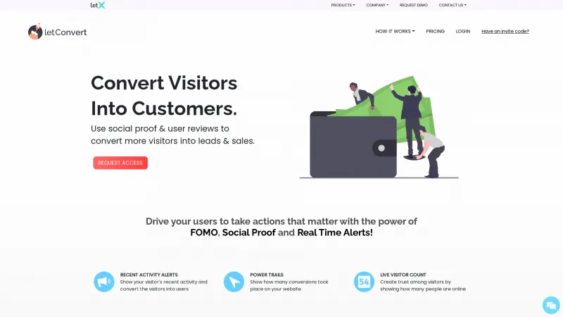 Homepage of LetConvert