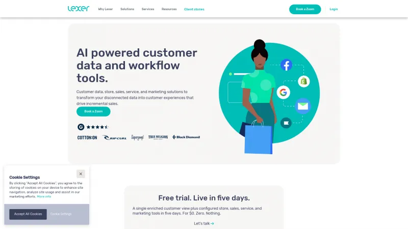 Homepage of Lexer