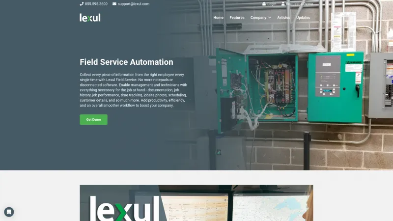 Homepage of Lexul Field Service