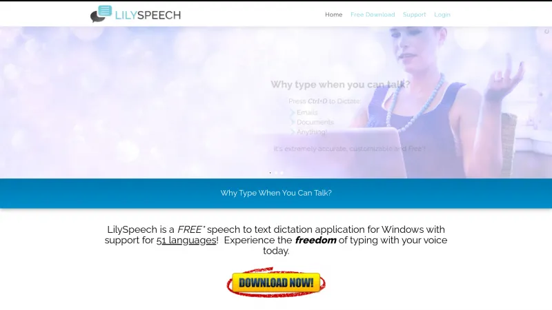 Homepage of LilySpeech