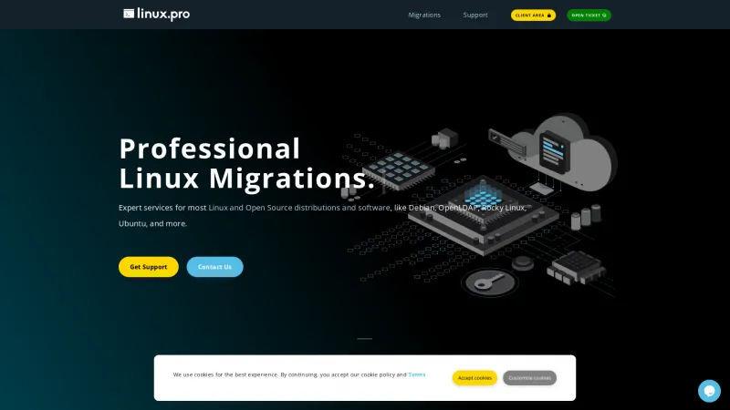 Homepage of Migrateq