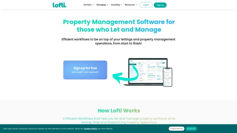 Homepage of Lofti