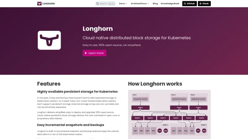 Homepage of Longhorn