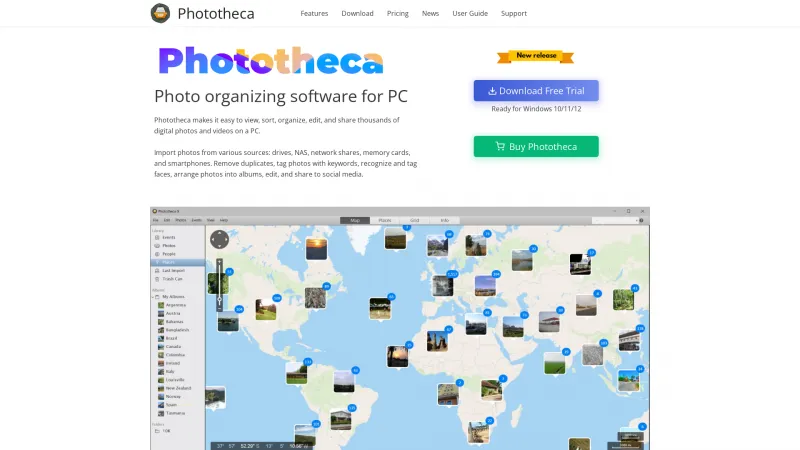 Homepage of Phototheca