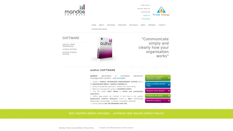 Homepage of author