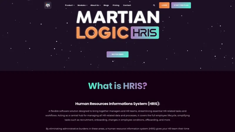 Homepage of MartianLogic