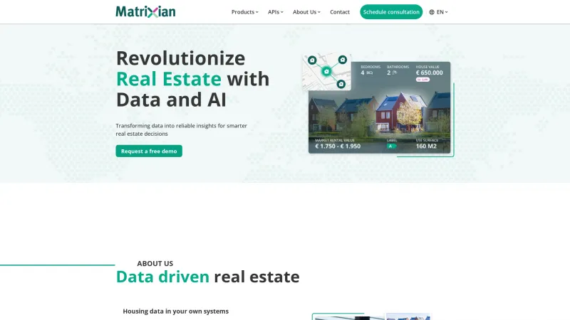 Homepage of Matrixian