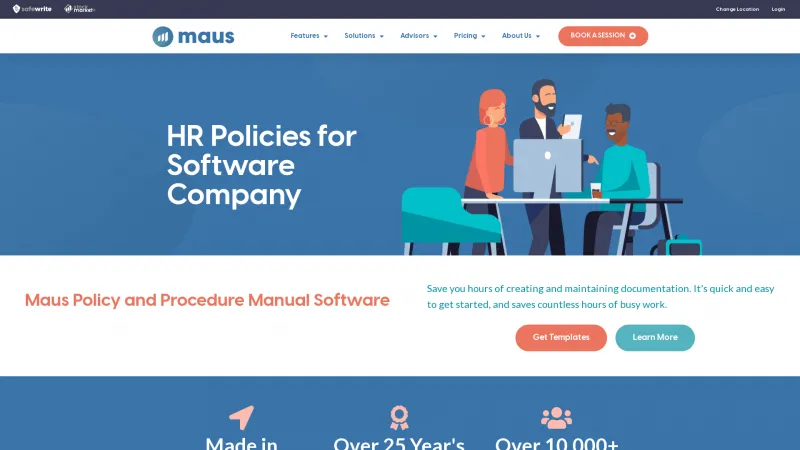 Homepage of Maus