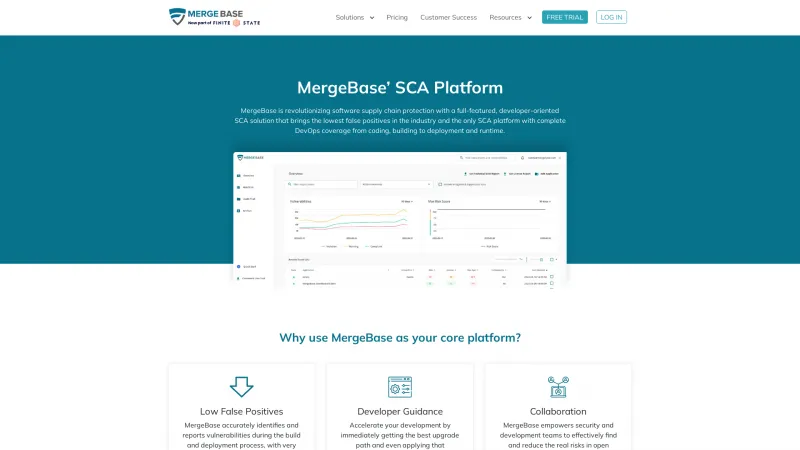 Homepage of MergeBase