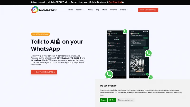 Homepage of MobileGPT