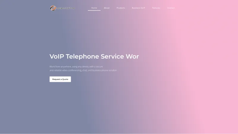 Homepage of Modern Dial Tone