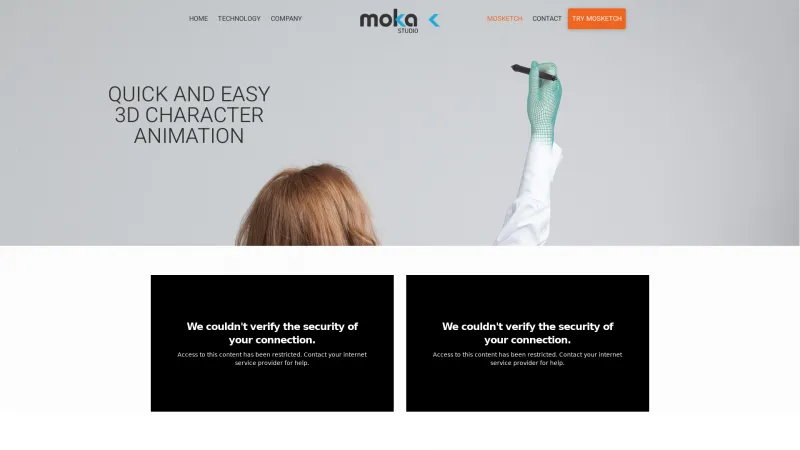 Homepage of Mosktech