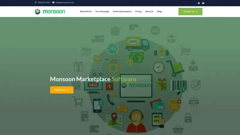 Homepage of Monsoon