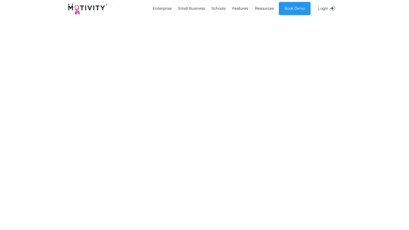 Homepage of Motivity