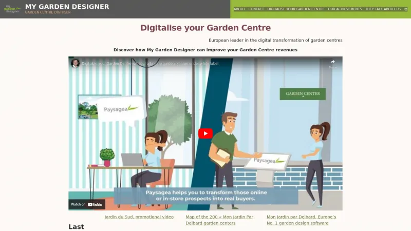 Homepage of My Garden Designer