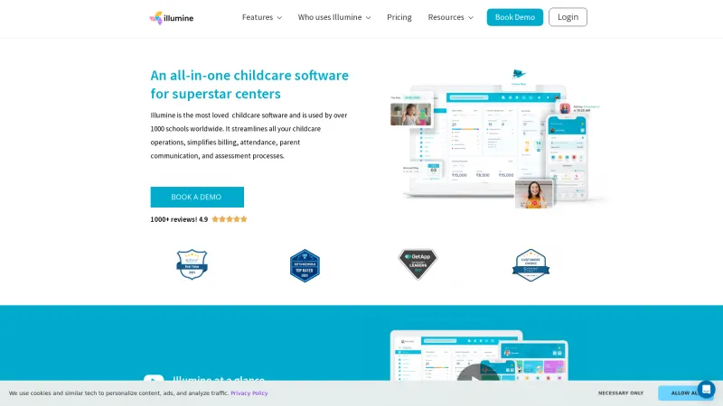 Homepage of Illumine