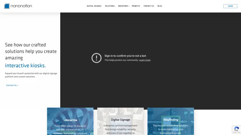 Homepage of Nanopoint