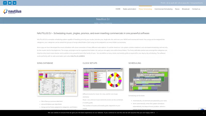 Homepage of NAUTILUS DJ