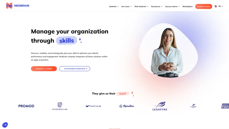 Homepage of Neobrain