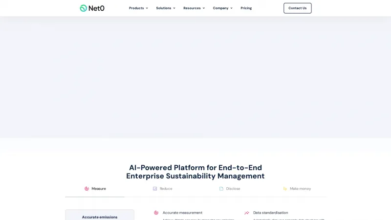 Homepage of Net0